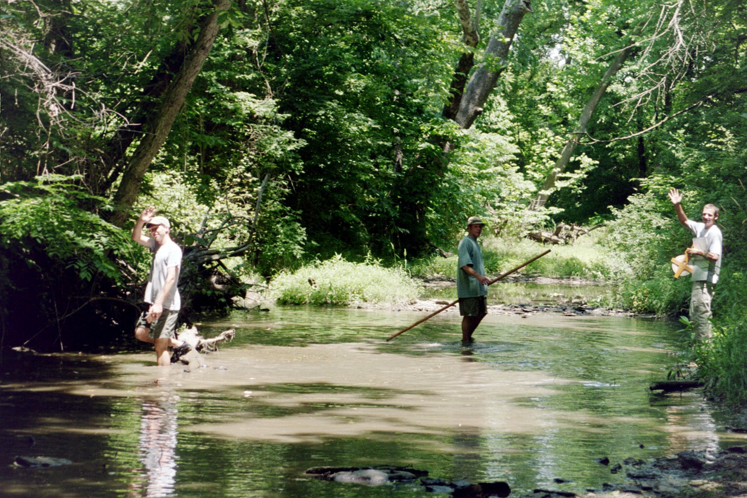 Site 3 on Wolf Creek in July 2003.
